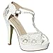 TOP Moda Hy-5 Open Toe Crochet High Heel Sandals