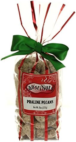 AustiNuts Praline Pecans 8 OZ (Pack of 3) + (6 Pack of Skittles 2.17oz)
