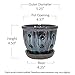 TRENDSPOT 5in Orchid Indoor Planter, 5 inch, Blue