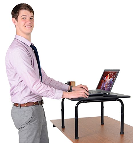 Adjustable height standing desk. Convert your desk to a standing desk