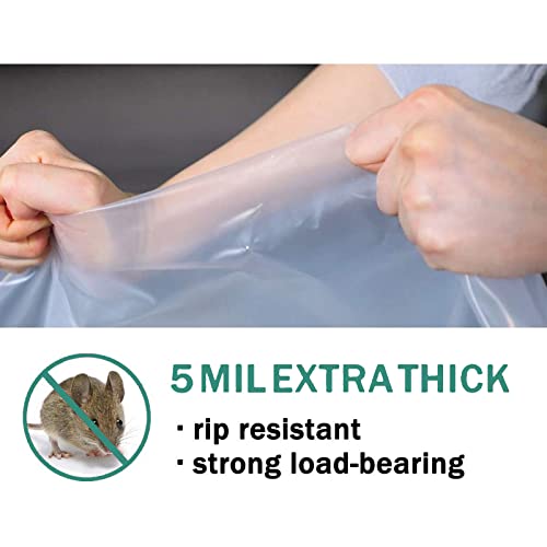 [2Pack 5Mil] HOMEIDEAS Mattress Bag (Queen/King) for Moving and