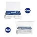 Hamosky Acrylic Clear Business Card Holder, Plastic Business Card Stand for Men & Women, Portable Business Name Card Case Box,White,2 Pack