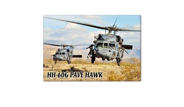 Sikorsky HH-60G pendientes con imán para nevera helicóptero halcón ...