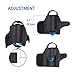 MGFLASHFORCE Drop Leg Holster for Pistols, Adjustable Tactical Thigh Gun Leg Holster Right Handed (Black)