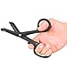 EMT Trauma Shears – 7 ¼” Black Medical Bandage Scissors with LED Pen Light Pupil Gauge for Nurses, EMS, Medical Students, Emergency Room