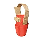 SitePro 21-PC50P Paint Can Holder with Pockets and Belt Loop, Hi-Vis Orange