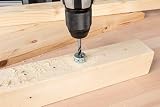 Wolfcraft Depth Stop Drill Bit Set Wood Softwood 6 8 10mm Chrome Vanadium Allen view 4
