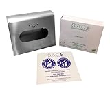 Sanitary Napkin Disposal Bag and Dispenser starter set, box format (Stainless Steel)