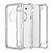MAXCURY Clear Case, Full Body Protection Heavy Duty Shock Absorption 3 in 1 Silicone Rubber with Hard PC Phone Case Cover No Buit in Screen Protector. (Clear, for iPhone SE2022/2020/8/7/6S/6)