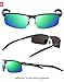 ROCKNIGHT Mens Sunglasses Polarized Shades Green Hiking Outdoor Fishing Golf