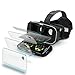 3D VR Headset, Yove 3D Virtual Reality Headset with Adjustable Lens and Strap for iPhone 7 6 6s 5 5s 6splus Samsung S3 Edge Note 4 and 3.5-5.5 inch Smartphone for 3D adult Movies and 3D Games