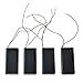 4 Pcs 9V Battery Case Holder with Cover Storage Case Holder with ON/OFF Switch for 6F22