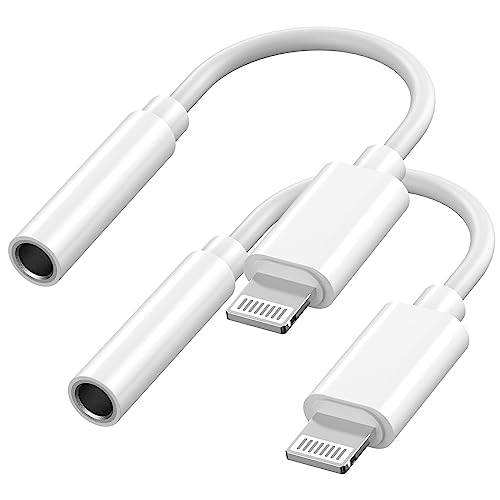 Pack [Apple MFi Certified] Lightning to mm Headphone Jack