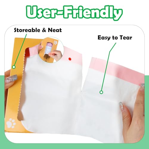 SZEE 120 Pcs Self-Cleaning Cat Litter tray Liners, Drawstring Automatic Cat Litter Box Waste Bags, Suitable for Robot 3&4, PURA MAX, PURA MAX 2, PURA X, S20, M1, AutoScooper 11&12