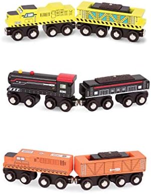 battat all aboard wooden train