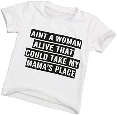 Leegor Baby Boys Tee,Kids Children Baby Boys Letter Printed Blouse Tops T-Shirt Kids Clothes Outfit