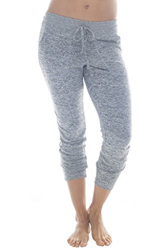 90 Degree By Reflex - Yoga Lounge Pants - Loungewear And Activewear - Heather Grey Large (841287126799)