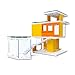 Arckit Mini - Kids Architectural Model Design Tool (Mini Modern Colours 2.0)