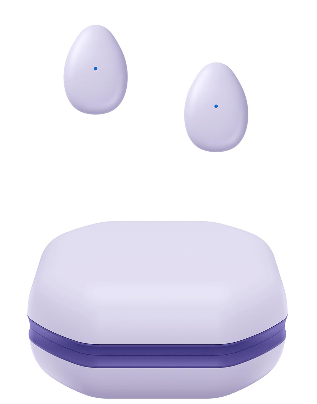 eleror Tiny Wireless Earbuds,Small Semi-In Ear Bluetooth Invisible Headphones Ultra Thin for Side Sleeping & Cycling,Helmet Friendly,Ultra Lightweight Low Pressure Earbuds for Music or Podcasts