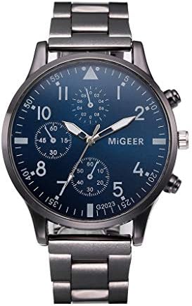 Mitiy Men's Machine Stainless Steel Band Chronograph Quartz Analog Dial Watch