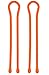 EliteTechGear Twist Ties For Organizing Your Gear 2-Pack 18 Inch (Orange)