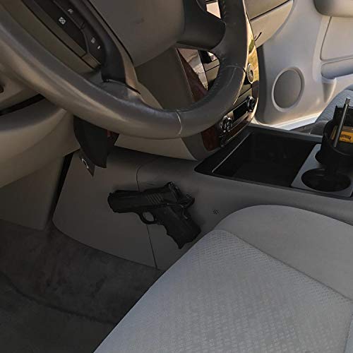 Vehicle and Home Concealed Magnetic Gun Mount & Holster with Rubber Coated for Firearm Accessory,Handgun,Pistol,Shotgun,Rifle,Truck,Car