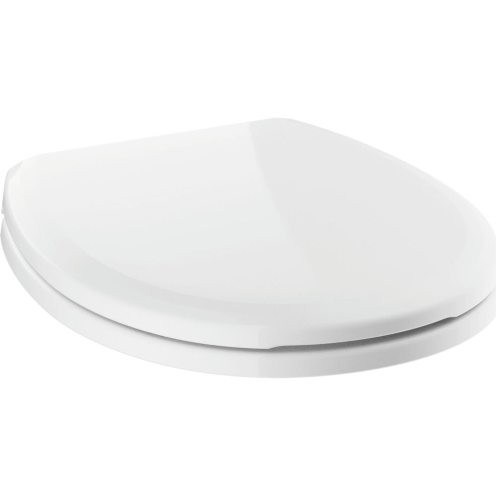 Delta 800902-WH Sanborne Toilet Seat, White, Round