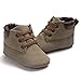 Voberry Toddler Baby Boy's Leather Sneaker Shoes Lace up Snow Boots Warm (0~6Month, Brown)