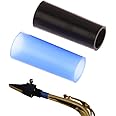 CCeCCe 2 Pack Alto Saxophone Neck Cork Sleeve Replacement Sax Bend Neck Joint Rubber Silicone Case Protector Instead of Cork Sheet for Instrument Accessories Sax Repair Parts