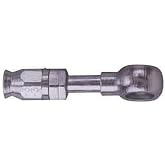 Aeroquip Fitting, Hose End, Banjo, PTFE Racing Hose, Straight, 3 AN Hose to 10 mm Banjo, Steel, Natural, Each