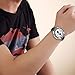 MEGIR Mens Analog Quartz Wrist Watches Fashion Military Pilot Multifunction Leather Chronograph Wristwatch,Luminous Waterproof Casual Business Office Work School Sport Watch for Men Gifts…