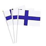 Finland Flag Finnish Flag, Small Mini Handheld