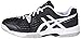 ASICS Men's GEL-Dedicate 4 Tennis Shoe, Black/White/Silver, 9.5 M US