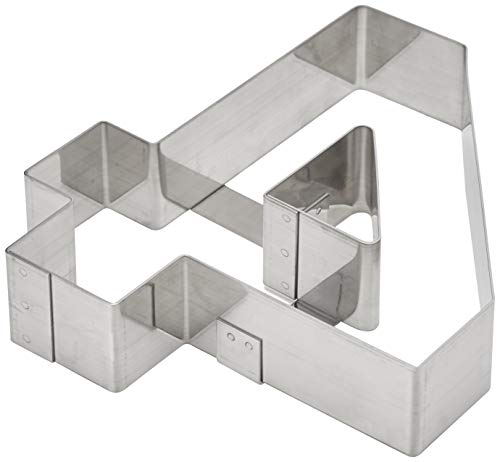 Martellato 30H4X04 Stainless Steel Number Four Ring, 200 mm, Grey