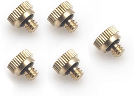 Feamos 5pcs Great Brass Misting Nozzles for Garden Cooling System [0.15-0.8mm to Choose] (0.8mm)