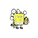 Spongebob Pineapple Bong Pin Trippy 420 Alt Art Stoner Pin
