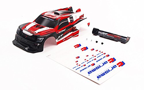 GT24R Painted and Decorates Rally Body (Red) 15647