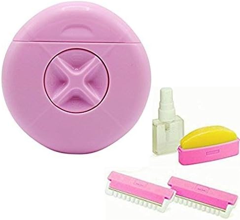 Womens Razor Blades,Senshie 3-In-1 Travel and Portable Womens Razor with Refillable Blades & Shave Lady Painless Hair Remover Perfect for Facial Hair Remover (Circular)