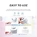 Universal USB Portable ABS Water Bottle Cap Humidifier w/Aroma Diffuser [White]