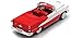 Welly 1955 Oldsmobile Super 88 Convertible, Red 22432 - 1/24 scale Diecast Model Toy Car