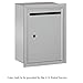Salsbury Industries 2245AU Standard Recessed Mounted Letter Box with USPS Access, Alumunim