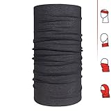 GOT 16-in-1 Headband [Solid] - Multifunctional Microfiber Sports Headwear - Fishing, Cycling, Yoga, Running - Breathable, Moisture Wicking - Works as Scarf, Dust Mask, Neck Gaiter, Bandana (Dark Grey)
