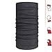 GOT 16-in-1 Headband [Solid] - Versatile Microfiber Sports Headwear - Running, Cycling, Yoga, Fishing - Breathable, Moisture Wicking - Works as Dust Mask, Neck Gaiter, Bandana (Dark Grey)