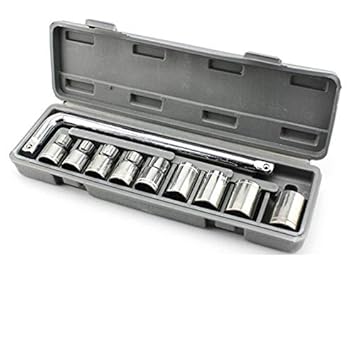 10 pcs 1/2 Socket Wrench Spanner Set Automobile Repair Tool Box Precision Sleeve Wrench high Quality