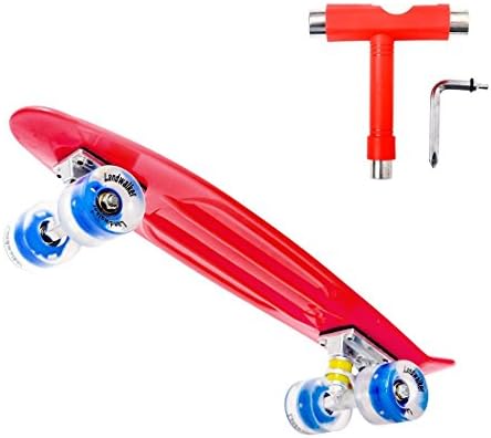 ENKNIGHT 22" Complete Skateboard Banana Cruiser Galaxy Skateboards Boys Girls Kids Board