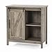 Homes & Gardens Modern Farmhouse Accent Storage Cabinet, Rustic Gray Finish