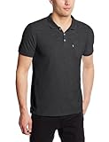 Levi's Men's Rillo Short Sleeve Pique Polo, Caviar, Small