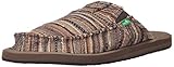 Sanuk Men's You Got My Back Outrageous Slip-on Loafer,Brown,11 M US