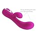AKStore Adult Product Double Vibrating Female Sex Toy USB Charging Silicone 30-Frequency Vibrating Massage Stimulation G-Spot and Clitoris Vibrator for Women,Pink
