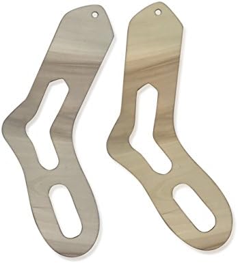 KnitJoy Wooden Sock Blockers - Medium Size โ Sock Blockers for Knitting